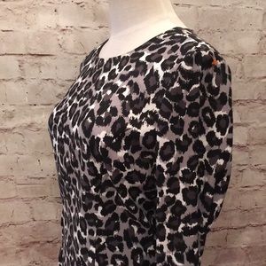 Michael Kors Dresses - Michael Kors Gray Snow Leopard Zipper Shift Dress Michael Kors Dresses - Michael Kors Gray Snow Leopard Zipper Shift Dress